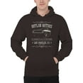 thumbnail image 2 of Outlaw Motors Classic Cars Design Men's Hoodie, 2 of 3