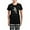 With Checker Pant, variant on CafePress - Sock Monkey Ice Hockey Women's Dark Pajamas - Women's Short Sleeve Print T-Shirt and Pants Dark Cotton Pajama Set