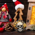 thumbnail image 6 of Skull With Yellow Flowers And Gray Leaves - Christmas Ornament Xmas Keepsake Ceramic Ornaments Holiday Decorations for Tree Christmas Gift Ideas 2.95in, 6 of 6