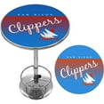 thumbnail image 2 of San Diego Clippers Hardwood Classics Bar Table with Adjustable Footrest and Acrylic Top, 2 of 3