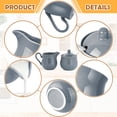 thumbnail image 3 of Sugar Bowl with Lid Cream Jug Milk Pitcher Practical Ceramic Construction for Restaurant Family, 3 of 6