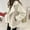 White, variant on Fuzzy Coat, Winter Coats for Women 2024 Casual Fleece Jacket Soft Warm Lambswool Jackets with Pockets 1Pc Top Khaki S