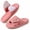 Pink, variant on BERANMEY Adjustable Strap Slippers for Women Men Slip on Cozy Open Toe Womens Slippers Indoor Memory Foam Insole House Slippers Socks Cozy Fuzzy House Shoes Indoor/Outdoor