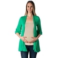 thumbnail image 6 of Maternity Open Front Elbow Sleeve Cardigan, 6 of 8