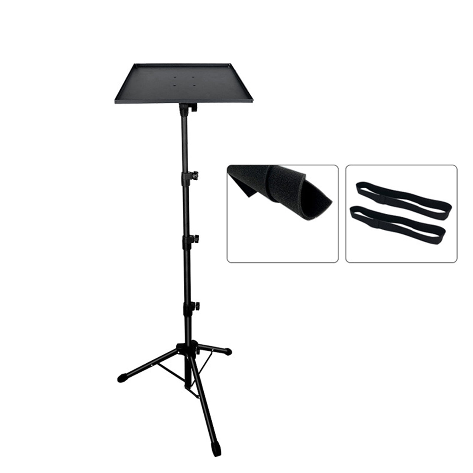Pied Support Pour Projecteur Réglable En Hauteur (65-120 Cm) – Rotation 360°, Inclinaison 90°, Base Stable - 8