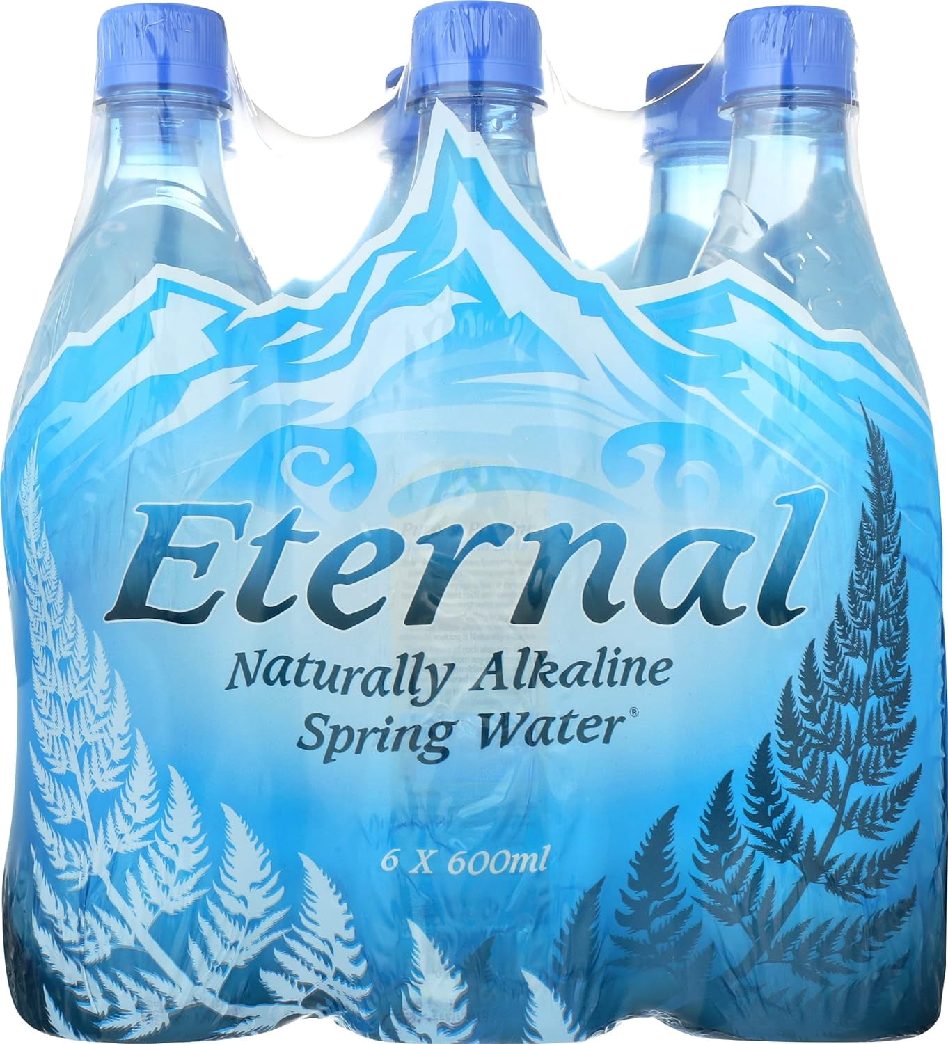 (Pack Of 4) Eternal Water Naturally Alkaline 6 Pack 600 Ml