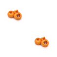 thumbnail image 2 of Tapones de cordón ajuste de palancas de extremo de bloqueo Ounissouiy 2 uds accesorios de cierre botón de ropa Naranja 2Conjunto, 2 of 6