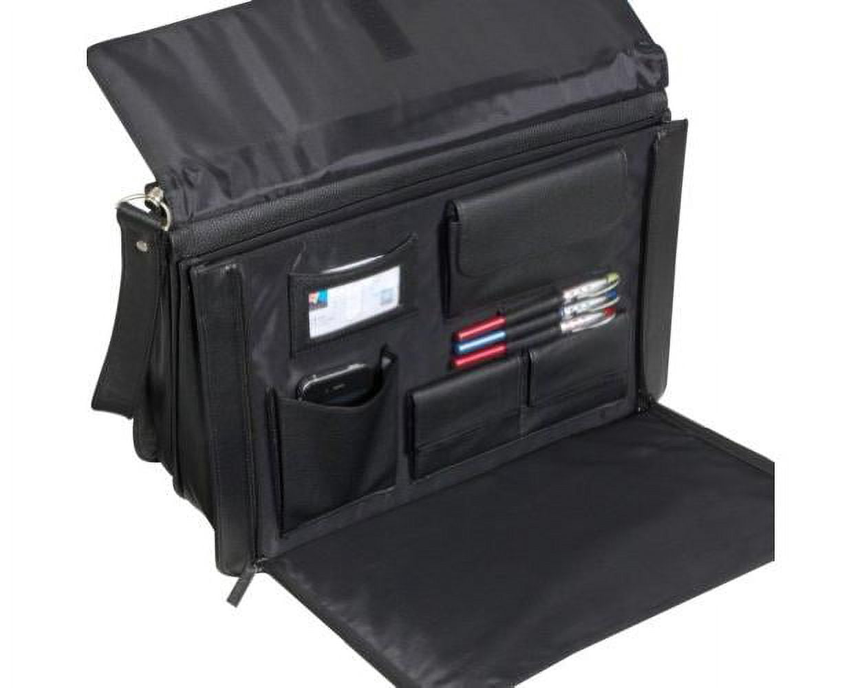 AmeriLeatherExecutive Briefcase - Genuine Leather Business Bag for Men - Laptop Briefcase-Color:Brown