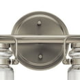 thumbnail image 4 of Kichler Brinley 15.75" 2 Light Brushed Nickel Vanity Light with Clear Glass Shades, 4 of 7