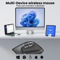 thumbnail image 3 of Mouse inalámbrico CITLLA ergonómico, recargable, silencioso y multidispositivo, 3 of 9