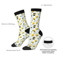 thumbnail image 4 of Logiee construction tools Print Adult Socks for Men & Women,Calf Socks, Ankle Socks,Boots Socks,Breathable Casual Sock,Unisex Crew Socks, 4 of 6