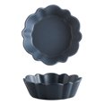 thumbnail image 1 of Qeeadeea Small Round Baking Dish Set Of 2, Colorful Ceramic Pie Pan, Round Pie Dish, Morandi Color Tableware-blue-15x15x4.5cm, 400ml, 1 of 7