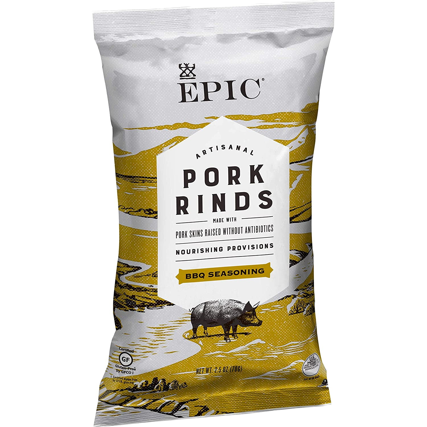 Epic Artisinal Pork Rinds BBQ Seasoning 2.5 oz Pack of 2