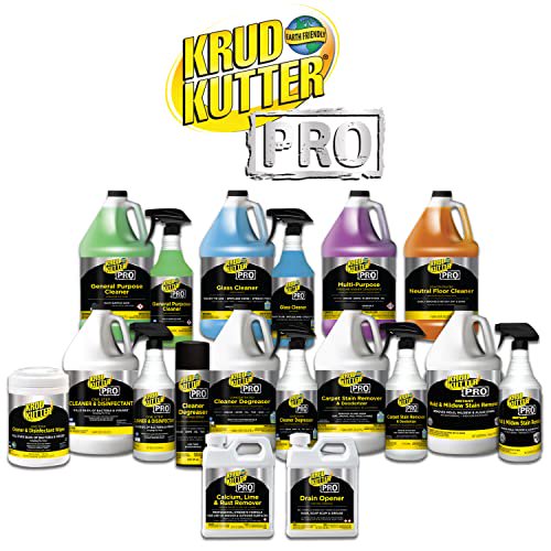 Krud Kutter Pro 352261 Concentrated Cleaner Degreaser, Gallon, 4 Pack