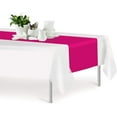 thumbnail image 3 of Magenta 1 Pack Premium Disposable Plastic Table Runner 14 x 108 Inch. Decorative Table Runner for Dinner Parties & Events, Decor By Grandipity, 3 of 3