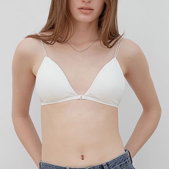 WCJM Women's Polyester Black chemical fiber underwear Underwear For Women Push Up Adjustable Bra Tube Top Anti Sagging Breast Plus Size No Wire Full Cup Lift Underwear