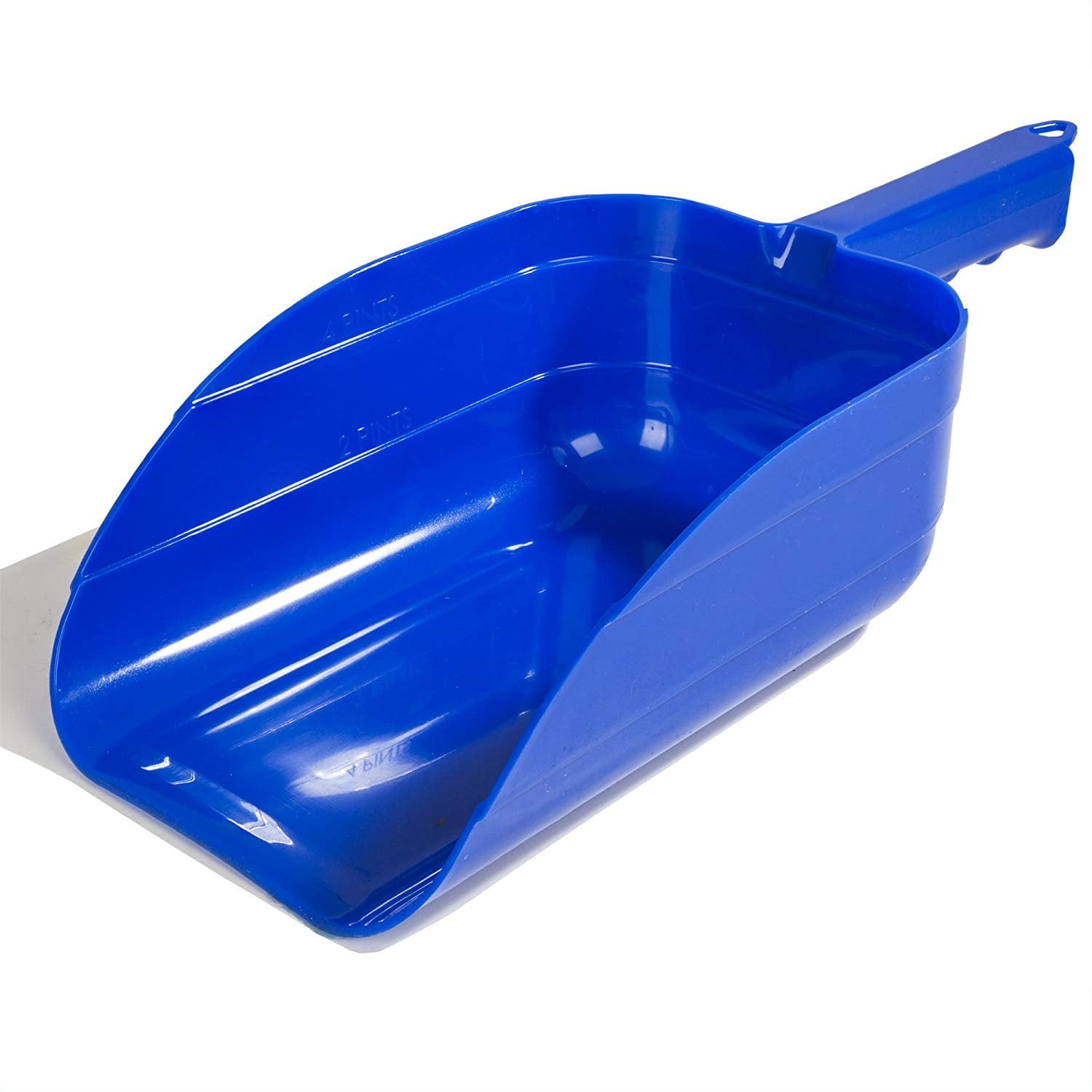 Miller Plastic Feed Scoop, 2 1/2Inch, Blue