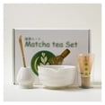 thumbnail image 1 of Matcha Whisk Set, Matcha Bowl Set With Spout, Matcha Whisk and Holder, Bamboo Matcha Scoop, 1 of 7