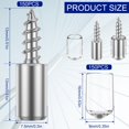 thumbnail image 4 of 150Pcs Self-Tapping Screws Set - Metal Shelf Bracket Screws for Cupboards and Wardrobes, 4 of 10