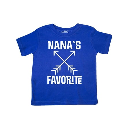 

Inktastic Nanas Favorite Grandson Gift Gift Toddler Boy or Toddler Girl T-Shirt