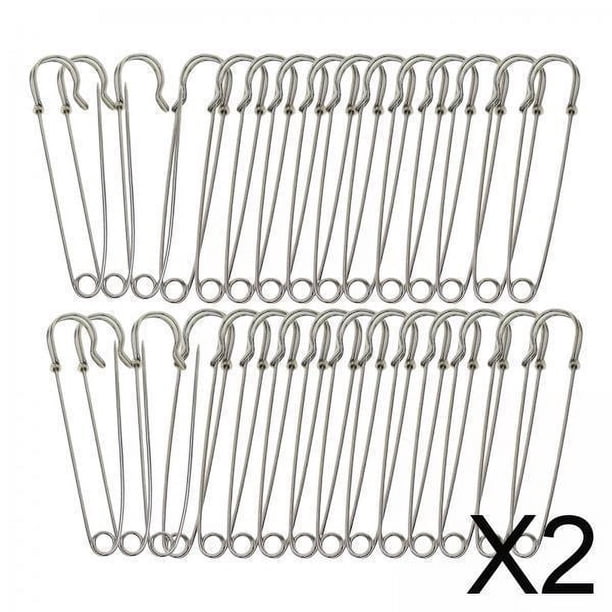 Imperdibles de seguridad grandes,Imperdibles de seguridad grandes de acero inoxidable Resistente,Imperdibles resistentes Mantas Faldas Faldas Escocesas DIY,Alfiler para lamer resorte pasador