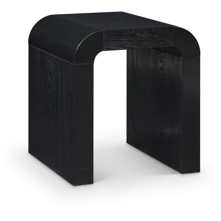 Meridian Furniture Toulon Black Oak Veneer End Table