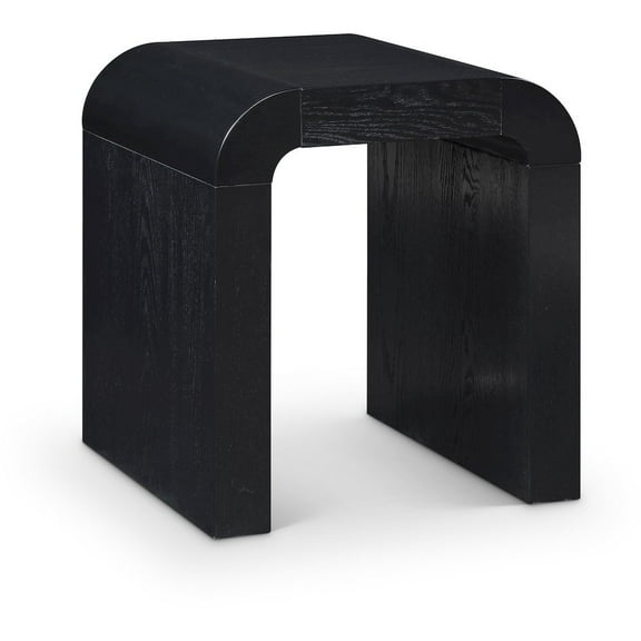 Meridian Furniture Toulon Black Oak Veneer End Table