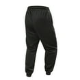 thumbnail image 4 of Mens Thermal Fleece Sweatpants Winter Sherpa Lined Joggers, Casual Running Pants with Zipper Pockets, 4 of 5