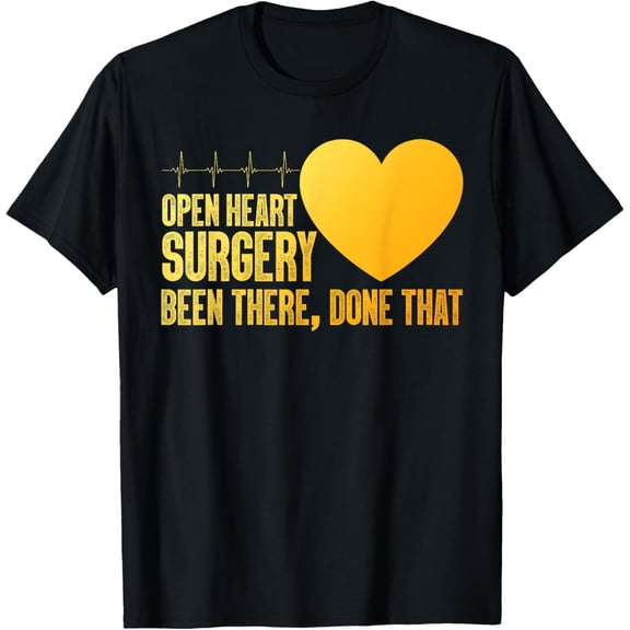 t-shirt Cool Open Heart Surgery Art Men Women Heart Attack Recovery T-ShirtMen and women can wear, black T-shirts, gifts. Age: M,L，XL 2XL, 3XL, 4XL
