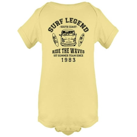 

Surf Legend Van And Surboards Bodysuit Infant -Image by Shutterstock 18 Months