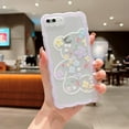 thumbnail image 2 of Compatible with iPhone 8 Plus/iPhone 7 Plus Case Cute Cartoon Floral Butterfly Design for Women Girls Aesthetic Kawaii Slim Soft TPU Transparent Cover for iPhone 7/8 Plus 5.5 inch (Purple), 2 of 7