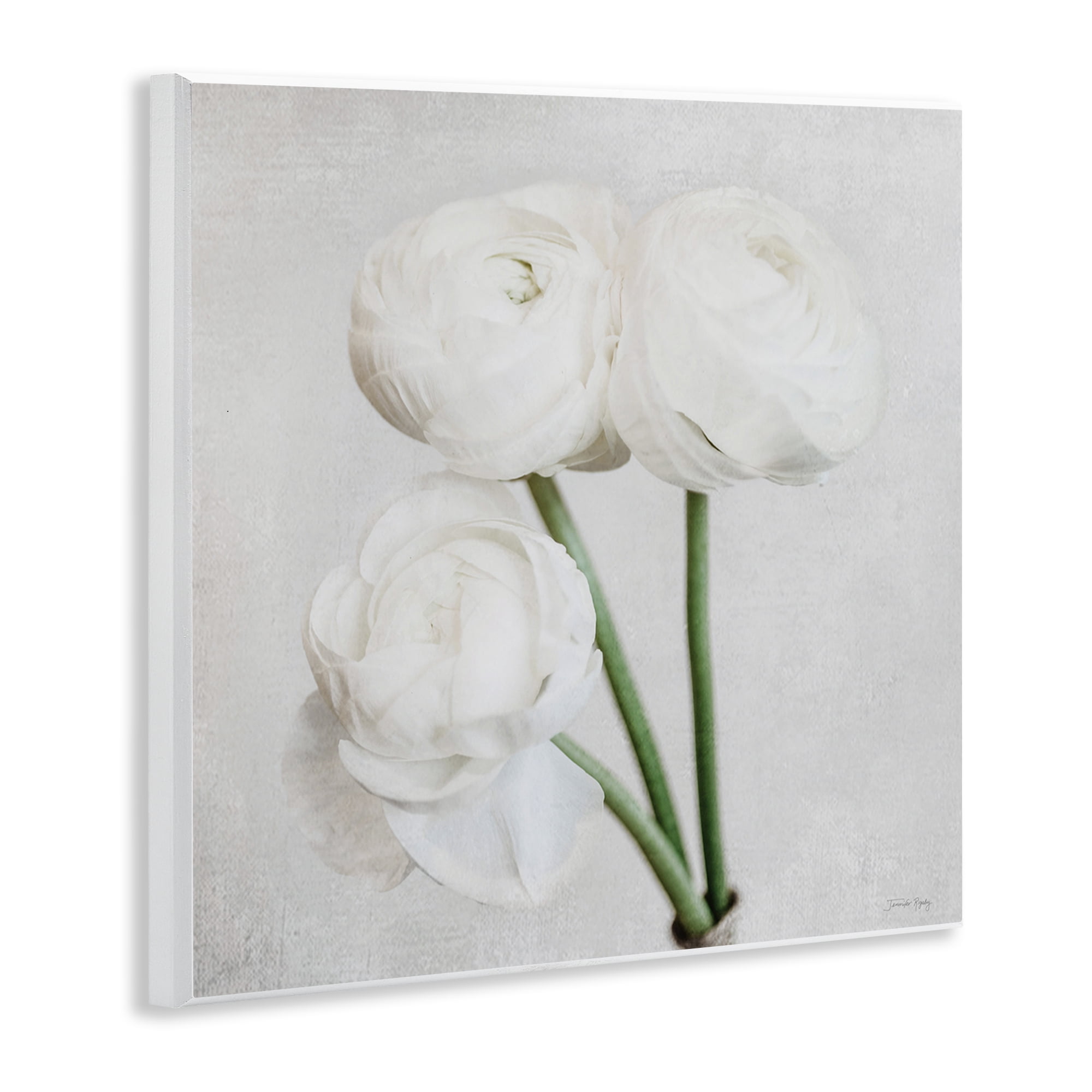 Stupell Industries Charming Peony Trio Botanical & Floral Painting Unframed Art Print Wall Art, 12 x 12
