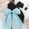 thumbnail image 2 of Large Hair Bows, 2PCS Satin Hair Ribbons Bow Hair Clips, Oversized Long Tail Hair Bow Barrette Satin Hair Bows Cute Hair Accessories for Women Girls, 2 of 7