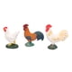 thumbnail image 5 of Juego De Figuras De Pollo De Granja, Colores Vibrantes, 4 Piezas, Compacto, Exquisito, Plástico Suave, Decoración De Gallina De Gallo Simulada Para Jardín Para Navidad, 5 of 8