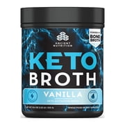 Ancient Nutrition KetoBROTH Powder, Vanilla, 20 Servings
