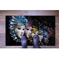 thumbnail image 5 of Venice Masks Rug, Venetian Mask Rug, Modern Rugs, Gift Rug, Hallway Rug, Traditional Mask Rugs, Printed Rug, Office Rug, Indoor Rug, 5.2'x7.5' - 160x230 cm, 5 of 7