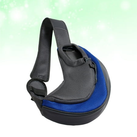 MLINS Pet Carriers Shoulder Bag Polyester Crossbody Pet Single Shoulder Bag Size L Dark Blue
