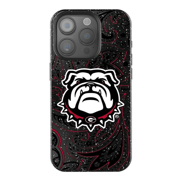 Keyscaper Georgia Bulldogs Paisley Bling iPhone Case