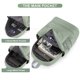 thumbnail image 3 of Mochila deportiva Coofay impermeable con compartimento para zapatos, 20 L, color verde, 3 of 8
