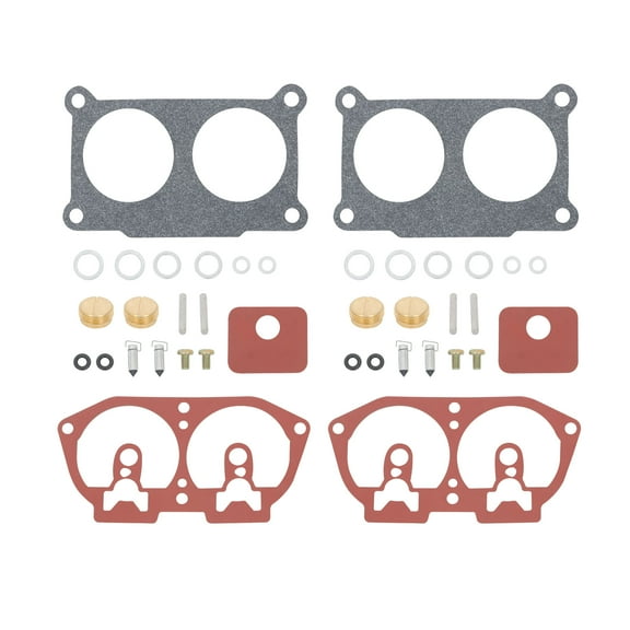 Genrics 2 Pack Carb Carburetor Rebuild Kit Replacement for Outboard V4 V6 115 130 HP 1986-1995 6E5-W0093-06-00