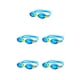 thumbnail image 1 of Wosthever Gafas de natación de alta definición - Lentes planas ópticas Protección antivaho y UV para niños con hebilla ajustable Type2 NO2, 1 of 6