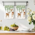 thumbnail image 3 of Spring Botanical Kitchen Towels Set of 2, Watercolor Leaves Deers Birds Country Absorbent Dish Towels for Kitchen, Microfiber Hand Towel, Quick Drying Tea Towel for Cleaning Decorative Dishcloths, 3 of 7