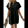 thumbnail image 3 of Vestidos de Verano para Mujer, Moda 2025, Minivestido de Corta, Negro, Talla S, 3 of 10