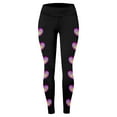 thumbnail image 5 of Valentines Leggings Women High Waisted Love Heart Graphic Stretchy Workout Tight Pants Trendy Soft Comfy Slim Leg Sports Running Yoga Pants, 5 of 5