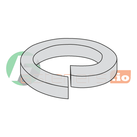 

5/8 Medium Split Lock Washers / Steel / Hot Dip Galvanized / Outer Diameter: 1.073 / Thickness: .156 (Quantity: 500 pcs)