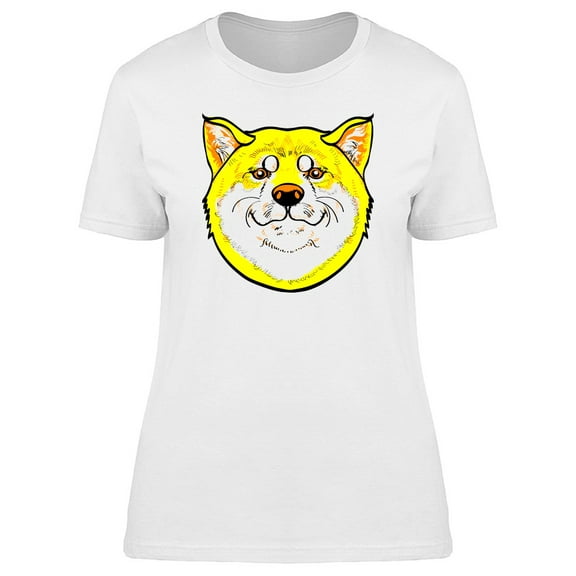 Cool Yellow Shiba Inu Dog Tee Women's -Image by Shutterstock