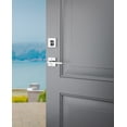 thumbnail image 5 of Baldwin Reserve SCLAJxSQUCSR190S Single Cylinder La Jolla Handleset Square Lever Contemporary Square Rose with 6AL Latch; Dual Strike; and SmartKey Satin Black Finish, 5 of 7