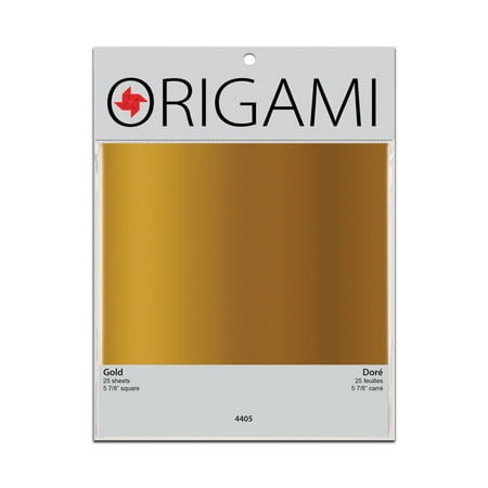 UPC: 0031248506443 | Yasutomo Metallic Origami Paper 5-7/8 Square Gold