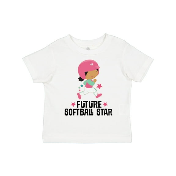Inktastic Future Softball Star Cute Girls Girls Toddler T-Shirt