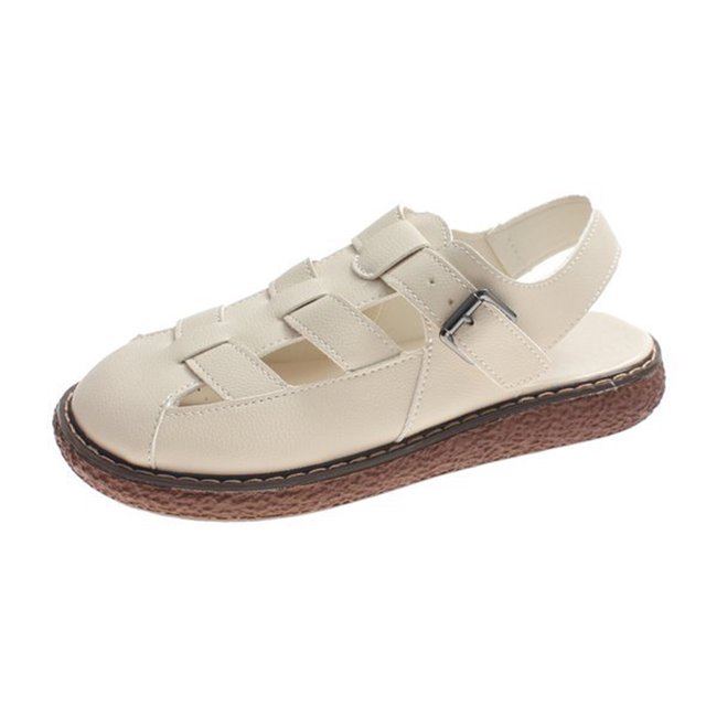 Sandalias planas con punta cerrada Ticfox para mujer Funcionalidad inteligente